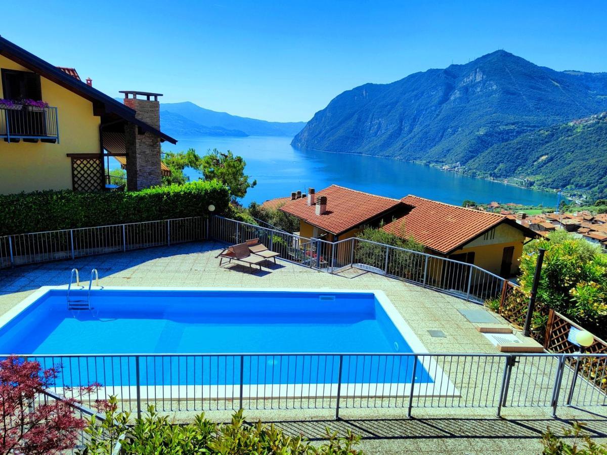Happy Guest Apartments - Lake Panorama & Pool Riva di Solto Exterior photo